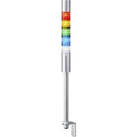 Patlite Signalsäule LR4-502LJBU-RYGBC LED 5-farbig, Rot, Gelb, Grün, Blau, Weiß 1St. von PATLITE