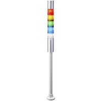 Patlite Signalsäule LR4-502PJBU-RYGBC LED 5-farbig, Rot, Gelb, Grün, Blau, Weiß 1St. von PATLITE