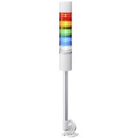 Patlite Signalsäule LR6-502QJBW-RYGBC LED 5-farbig, Rot, Gelb, Grün, Blau, Weiß 1St. von PATLITE