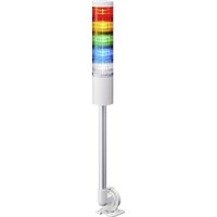 Patlite Signalsäule LR6-502QJNW-RYGBC LED 5-farbig, Rot, Gelb, Grün, Blau, Weiß 1St. von PATLITE