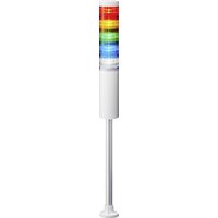 Patlite Signalsäule LR6-5M2PJNW-RYGBC LED 5-farbig, Rot, Gelb, Grün, Blau, Weiß 1St. von PATLITE