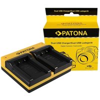 Patona - Dual Ladegerät f. Casio NP-70 Exilim EXZ150 EX-Z150 EXZ155 EX-Z155 EXZ250 EX-Z250 von PATONA