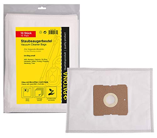 PATONA 10x Staubsaugerbeutel aus mehrlagigem Vlies passend für Daewoo Lloyds Novamatic usw. Staubsauger – hohe Feinstaubaufnahme, langlebige Ersatzbeutel PATONA 10x Staubsaugerbeutel aus mehrlagigem Vlies passend für Daewoo Lloyds Novamatic usw. Staubsauger – hohe Feinstaubaufnahme, langlebige Ersatzbeutel von PATONA