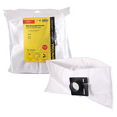 PATONA 5er Pack Staubsaugerbeutel aus mehrlagigem Vlies passend für Festool Cleantec CTL 22, CTL 33, 452970 Staubsauger – hohe Feinstaubaufnahme, langlebige Ersatzbeutel PATONA 5er Pack Staubsaugerbeutel aus mehrlagigem Vlies passend für Festool Cleantec CTL 22, CTL 33, 452970 Staubsauger – hohe Feinstaubaufnahme, langlebige Ersatzbeutel von PATONA