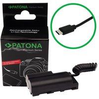 Premium usb-c Input Akku-Adapter für Sony NP-FM50 - Patona von PATONA