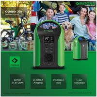 Patona - Powerstation Outdoor 300 / 300W PD60W usb DC12/5A von PATONA