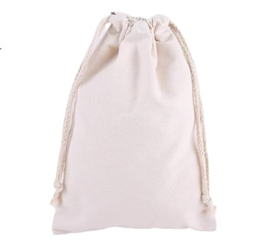 PATRICKWHITE 24 STK.Stoffsäckchen,Stoffbeutel Kleine Stoffbeutel mit Kordelzug Leinensäckchen Säckchen zum Befüllen Geschenksäckchen für DIY Geburtstag Basteln Hochzeit Schmucksäckchen von PATRICKWHITE
