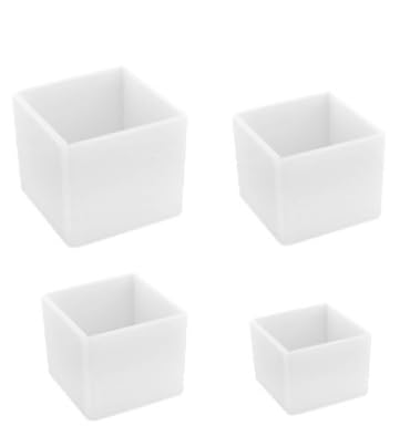 PATRICKWHITE 8 STK. Würfel Quaderharz Formen,Silikonformen für Harz DIY Klare Quadratische Harzform Resin Silikon Form Epoxidharz Silikonform für Kristall Dekoration Kerzenherstellung von PATRICKWHITE