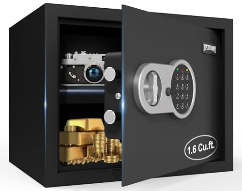 Patron Safe Box, Lock Box digital security safe for home,Cabinet safe box for money cash saving Jewelry documents Keypad Safe for Office Hotel Home,0.66 Cubic Feet,1.04 Cubic Feet Patron Safe Box, Lock Box digital security safe for home,Cabinet safe box for money cash saving Jewelry documents Keypad Safe for Office Hotel Home,0.66 Cubic Feet,1.04 Cubic Feet von PATRON