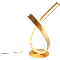 Design Tischleuchte gold 38,5 cm inkl. LED und Dimmer - Belinda von PAUL NEUHAUS