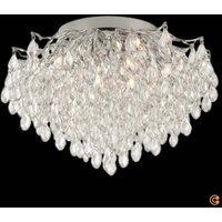 [GEBRAUCHT] B-Ware Paul Neuhaus Deckenleuchte Lampe Kristallleuchte Ricicle Chrom Klar ø 60 Cm von PAUL NEUHAUS