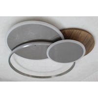 [GEBRAUCHT] B-Ware Paul Neuhaus Palma Led Deckenlampe Deckenlampe Lampe 50 Watt Holz Silber Weiß von PAUL NEUHAUS