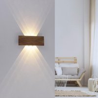 Led Wandleuchte Palma in Natur-dunkel 2x3,25W 500lm - brown - Paul Neuhaus von PAUL NEUHAUS