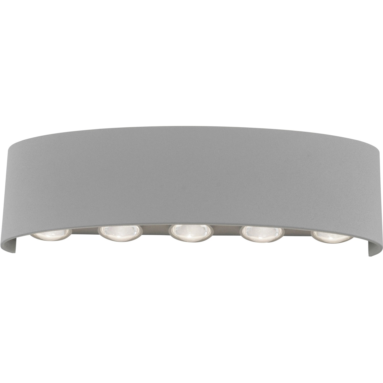 Paul Neuhaus LED-Wandleuchte Carlo Silber 10 x 0,80 W 3000 K / 27 cm x 4,7 cm von PAUL NEUHAUS