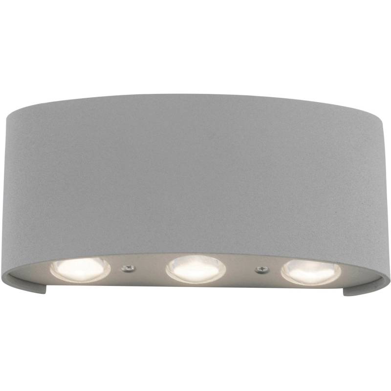 Paul Neuhaus LED-Wandleuchte Carlo Silber 6 x 0,80 W 3000 K / 17 cm x 4 cm von PAUL NEUHAUS