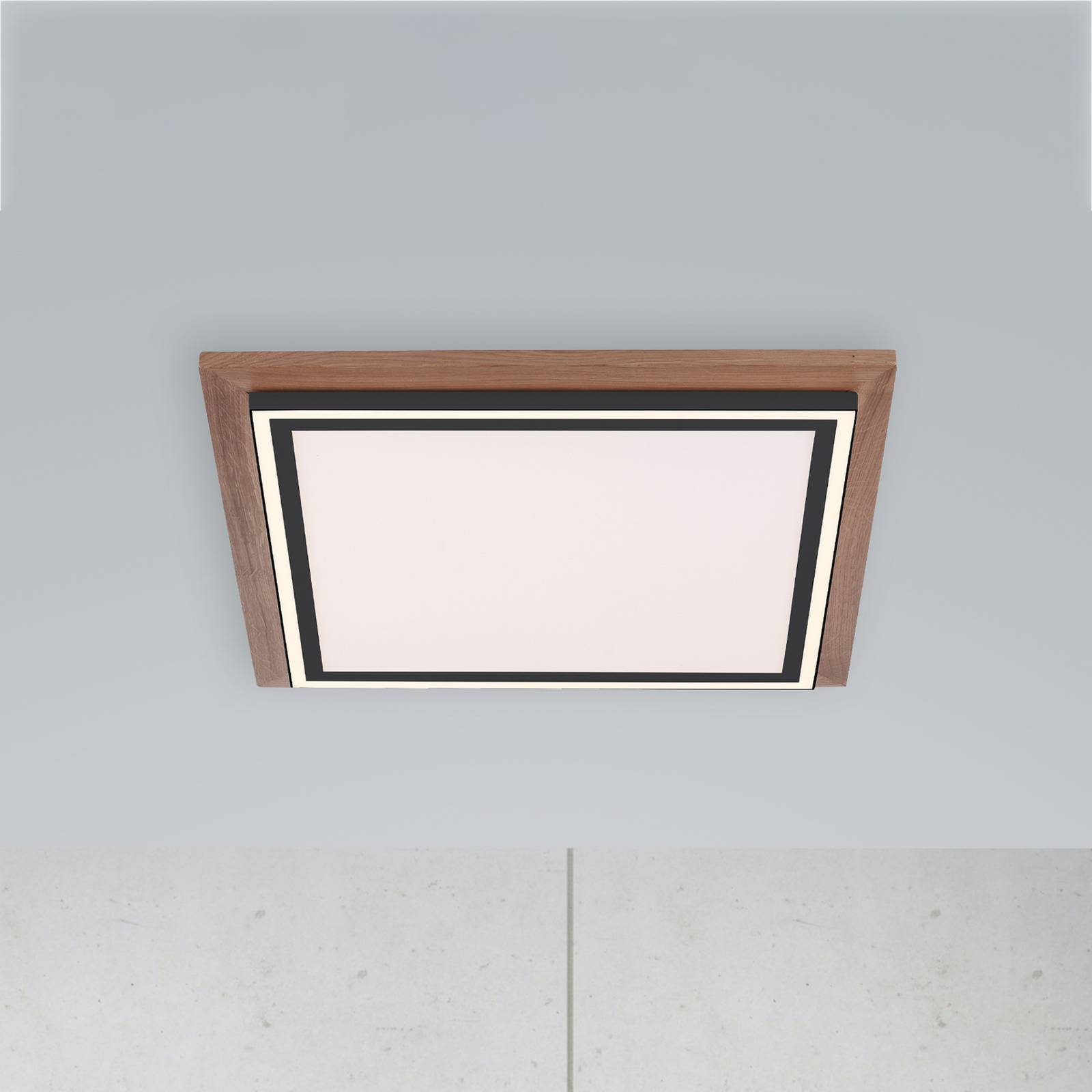 Paul Neuhaus Palma LED-Deckenlampe CCT Quadrat von PAUL NEUHAUS