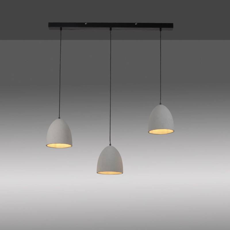 Paul Neuhaus Pendelleuchte Eton Beton 100 x 120 cm von PAUL NEUHAUS