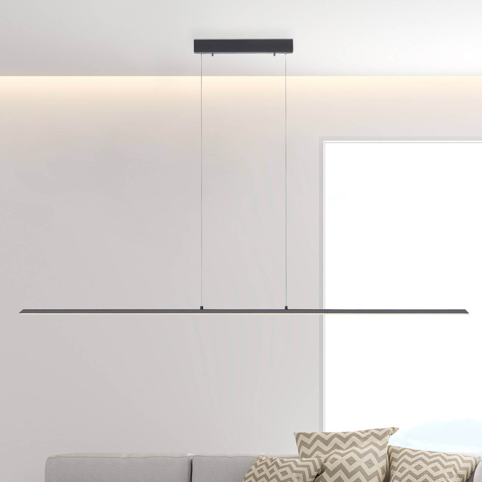 PURE Lite LED-Hängeleuchte 160cm anthrazit von Pure