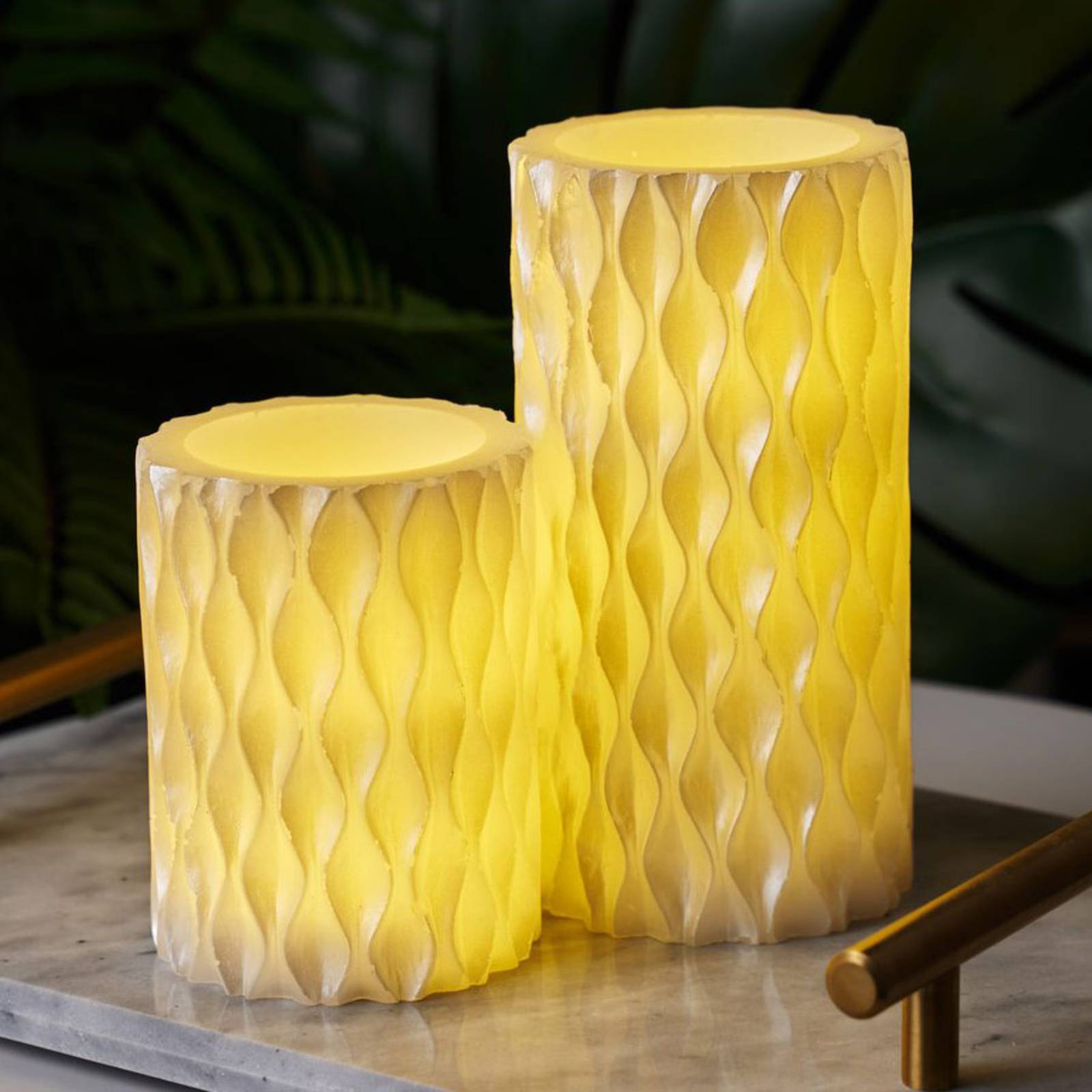 Pauleen Cosy Pearl Candle LED-Kerze 2er Set von Pauleen