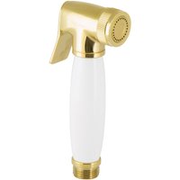 Bidet-Brause Handbrause Gold Spraybrause mit Keramikgriff Retro Nostalgie - Paulgurkes von PAULGURKES