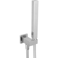 Paulgurkes - Handbrause mit Wandanschlussbogen Brauseschlauch eckig Brausegarnitur Paulgurkes - Handbrause mit Wandanschlussbogen Brauseschlauch eckig Brausegarnitur von PAULGURKES