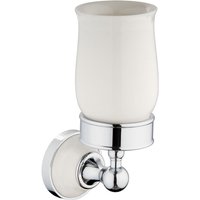 Paulgurkes - Nostalgie Retro Zahnputzbecher weiß chrom von PAULGURKES