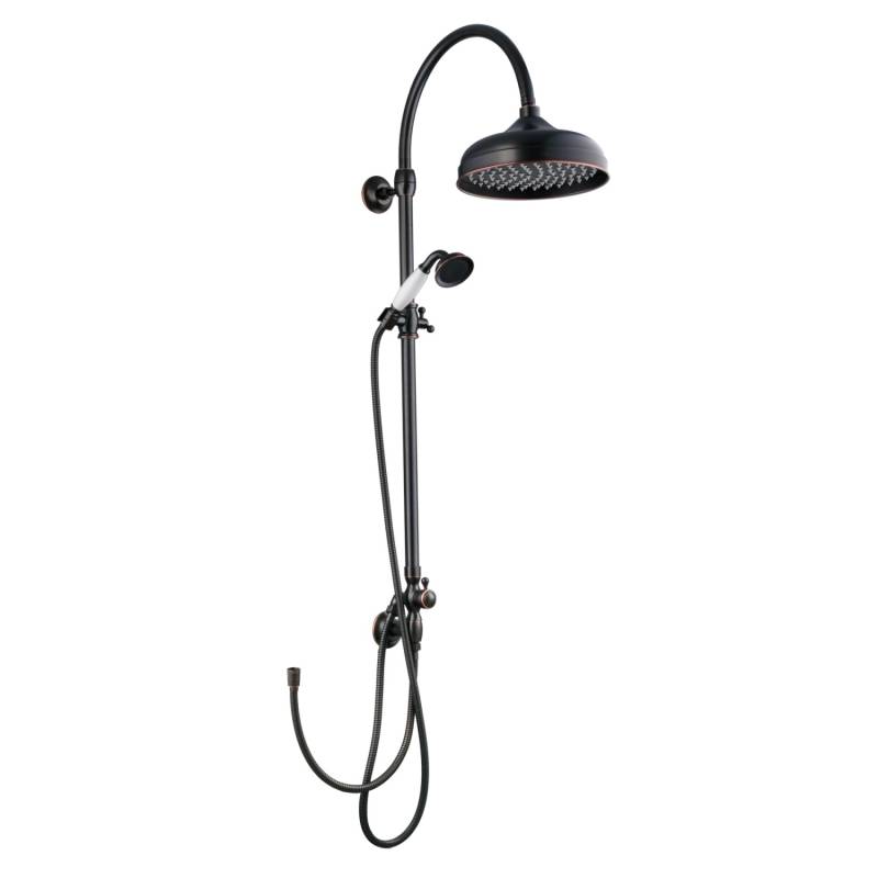 PaulGurkes Duschsystem Retro Schwarz Nostalgie Duschset Aufputz PaulGurkes Duschsystem Retro Schwarz Nostalgie Duschset Aufputz von PAULGURKES