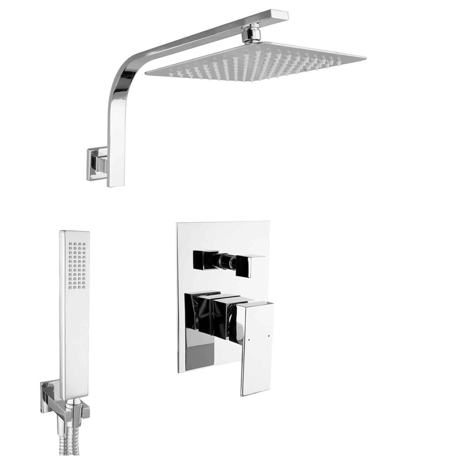 PaulGurkes Regendusche Komplett Set unterputz Dusche 20cm Messing PaulGurkes Regendusche Komplett Set unterputz Dusche 20cm Messing von PAULGURKES