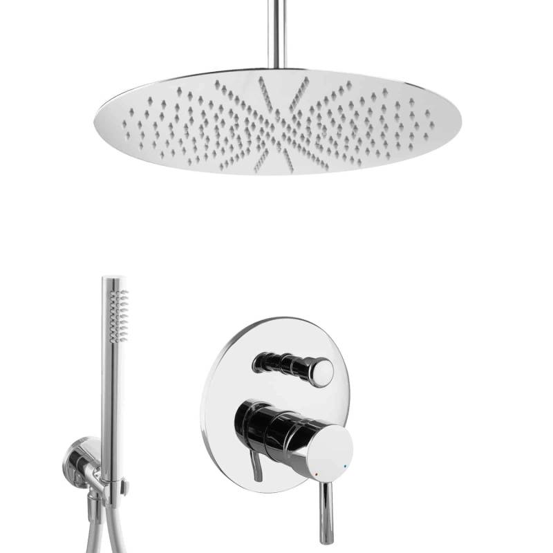 PaulGurkes Unterputz Duschsystem XXL 40cm Regendusche Brause Set von PAULGURKES
