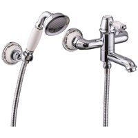 PaulGurkes Wannset Retro Nostalgie Aufputz mit Keramik Bordüre und Umsteller PaulGurkes Wannset Retro Nostalgie Aufputz mit Keramik Bordüre und Umsteller von PAULGURKES