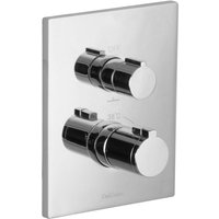 Thermostat-Armatur 3-Wege Eckig Brausebatterie Duscharmatur Mischer - Paulgurkes von PAULGURKES