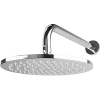 Paulgurkes - Regendusche Duschkopf oval mit Wandarm Zulauf Kopfbrause Messing von PAULGURKES