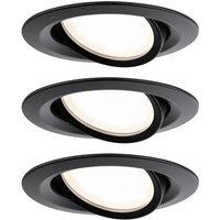 Paulmann 93080 Set Nova Plus LED-Einbauleuchte LED 18 W Schwarz Paulmann 93080 Set Nova Plus LED-Einbauleuchte LED 18 W Schwarz von PAULMANN LICHT