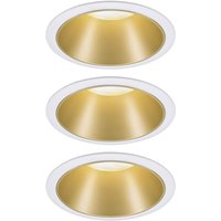 Paulmann 93406 Cole Coin Einbauleuchte 3er Set LED 6.50 W Weiß, Gold Paulmann 93406 Cole Coin Einbauleuchte 3er Set LED 6.50 W Weiß, Gold von PAULMANN LICHT