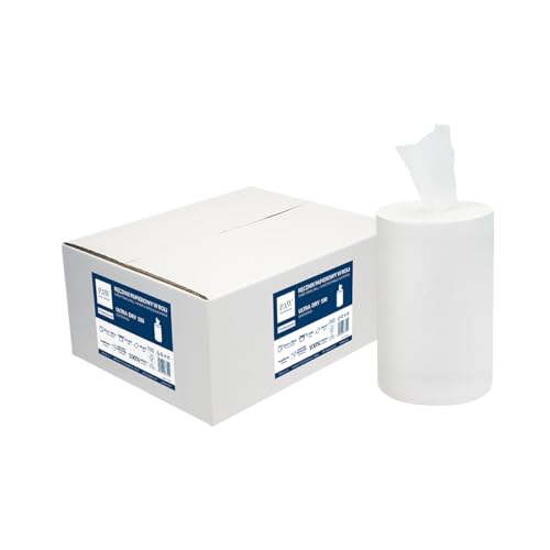 PAW - 12 Stück Rollenhandtücher | 1-lagig Handtuchrollen 20 cm x 100 m | Stabiles Weißes Papier | Handtuch-Papierrollen | UltraDry 100 | Für Gastronomie, Hotels, Fitness von PAW Decor Collection