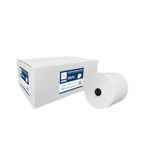 PAW - 6 Stück Rollenhandtücher | 1-lagig Handtuchrollen 21 cm x 150 m | Stabiles Weiß Papier Handtuch-Papierrollen für Rollenhandtuchspender | UltraDry Autocut | Für Gastronomie, Hotels, Fitness PAW - 6 Stück Rollenhandtücher | 1-lagig Handtuchrollen 21 cm x 150 m | Stabiles Weiß Papier Handtuch-Papierrollen für Rollenhandtuchspender | UltraDry Autocut | Für Gastronomie, Hotels, Fitness von PAW Decor Collection