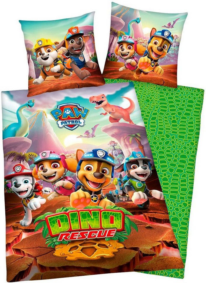 Kinderbettwäsche Paw Patrol, PAW PATROL, Renforcé, 2 teilig von PAW PATROL