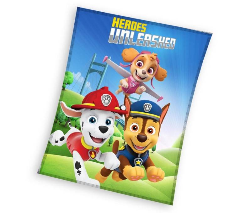 Kinderdecke PAW Patrol Fleecedecke Kuscheldecke 150 x 200 cm, PAW PATROL von PAW PATROL