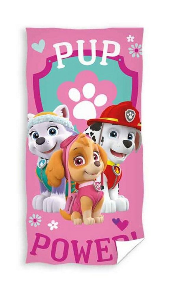 PAW PATROL Badetuch Paw Patrol Badetuch Handtuch Strandtuch Duschtuch 70 x 140 cm, bedruckt von PAW PATROL