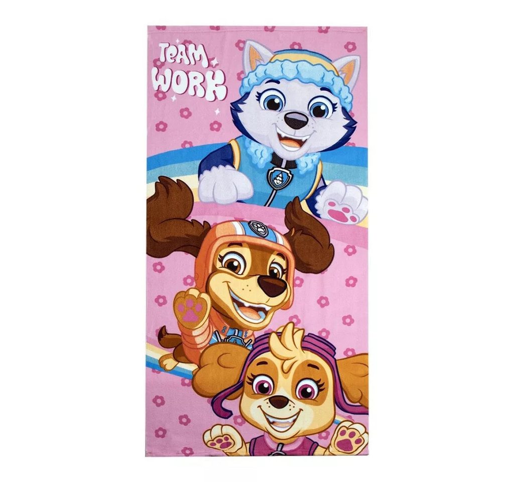 PAW PATROL Badetuch Sky Paw Patrol Rosa Handtuch Hunde Sommer Duschtuch Strandtuch 70x140 PAW PATROL Badetuch Sky Paw Patrol Rosa Handtuch Hunde Sommer Duschtuch Strandtuch 70x140 von PAW PATROL