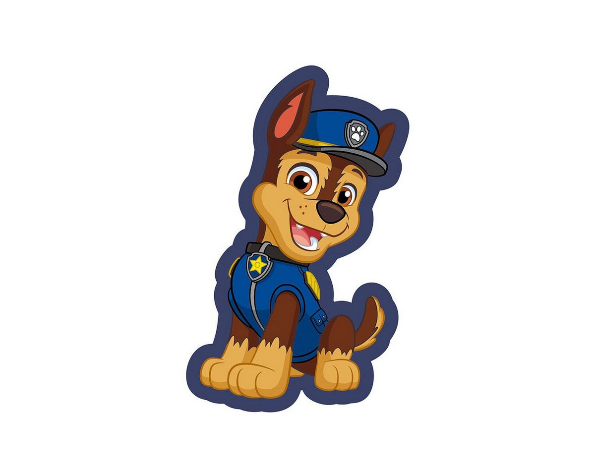 PAW PATROL Dekokissen Paw Patrol Kissen 38x24cm – Chase Smile Velours Deko von PAW PATROL