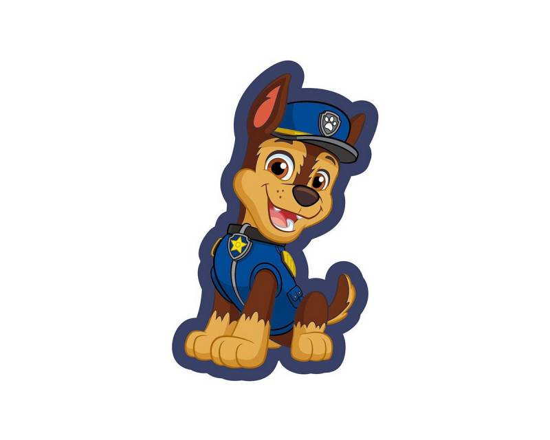 PAW PATROL Dekokissen Paw Patrol Kissen 38x24cm – Chase Smile Velours Deko von PAW PATROL