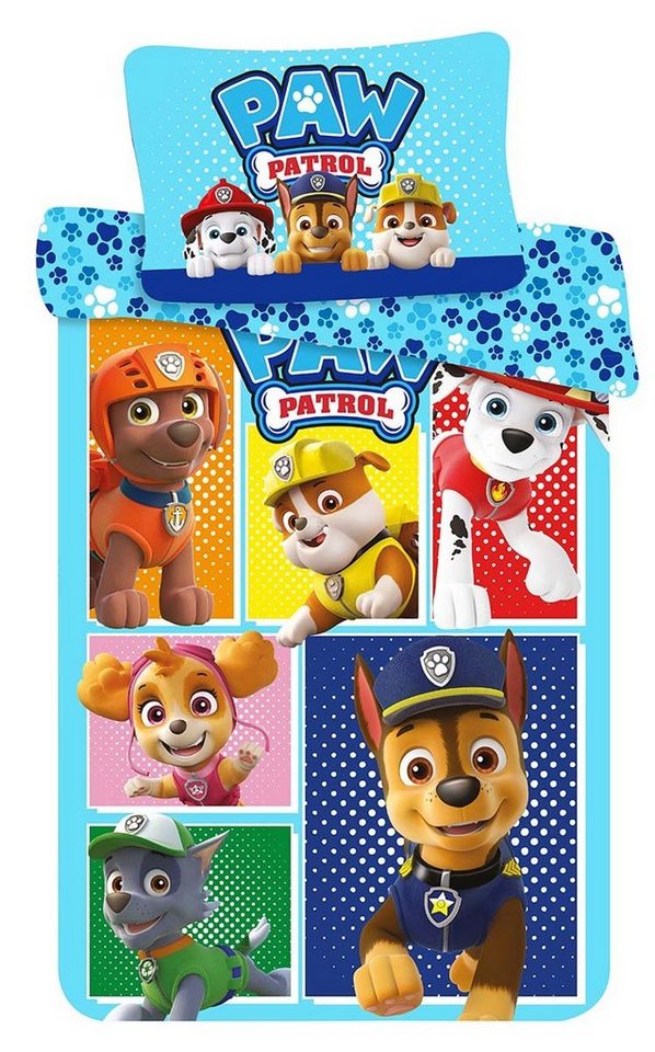 PAW PATROL Kinderbettwäsche Paw Patrol, Renforcé, 2 teilig, mit Reißverschluss PAW PATROL Kinderbettwäsche Paw Patrol, Renforcé, 2 teilig, mit Reißverschluss von PAW PATROL