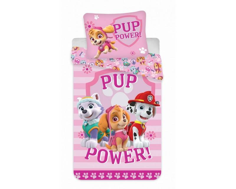 PAW PATROL Kinderbettwäsche Paw Patrol Bettwäsche 140x200cm Mikrofaser von PAW PATROL