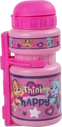 TataWay - Mädchen Fahrradflasche | Universal Montage mit Kabelbindern | Sicher und hygienisch | Erfüllt Farb-Anforderungen, Fuchsia, 350 ml, Kunststoff von PAW PATROL