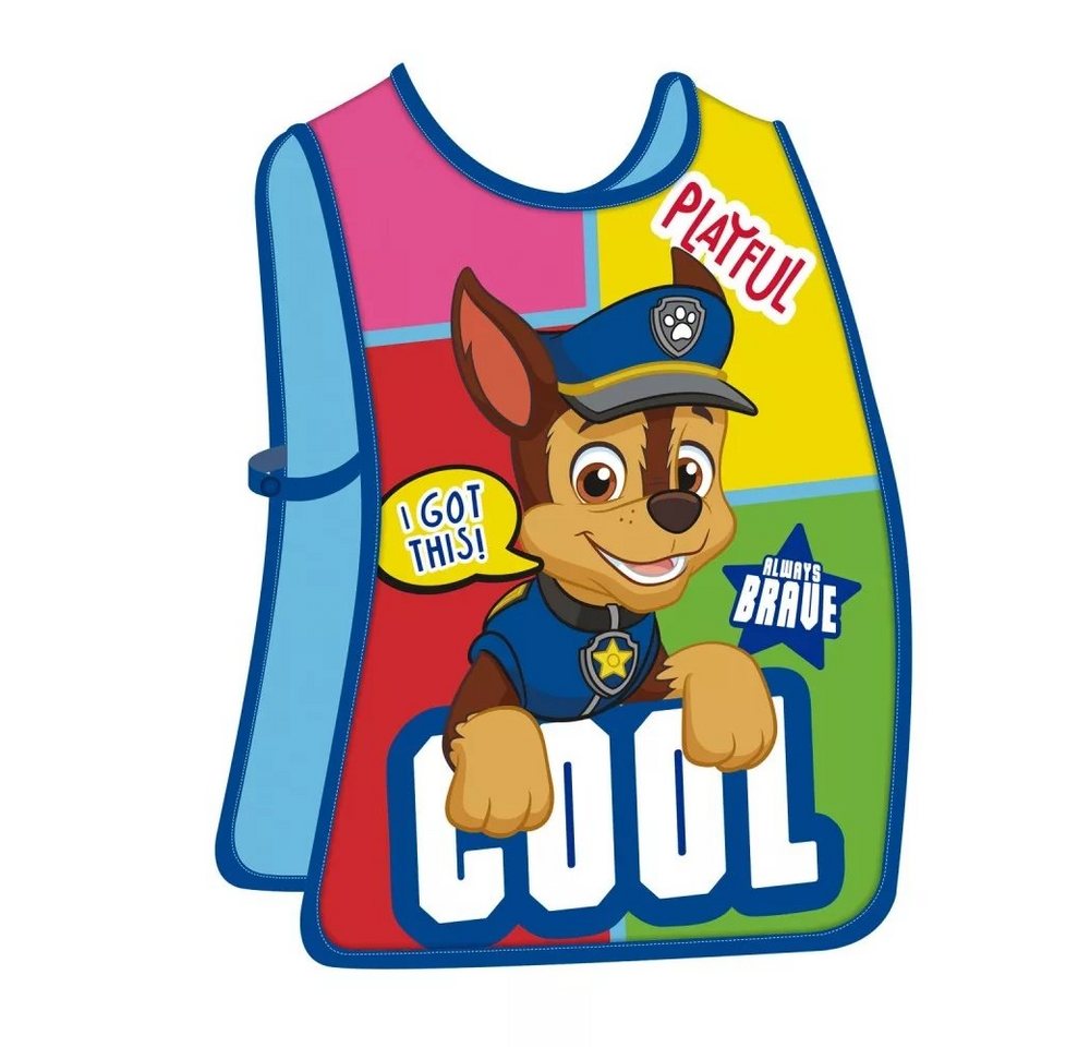 PAW PATROL Malschürze Malschürze Kinder Malmantel Malkittel Schule Basteln Kunst 46cm von PAW PATROL