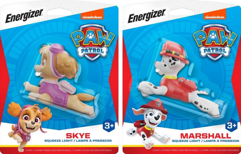 PAW PATROL Taschenlampe Set Paw Patrol Marshall + Skye (Set, 2-St) von PAW PATROL