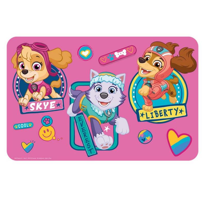 PAW PATROL Tischdecke Paw Patrol Girls Tischset Untersetzer 43x28 cm (1-tlg) von PAW PATROL