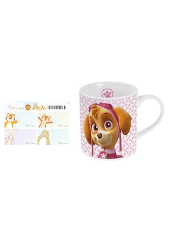 Paw Patrol , Porzellan , Skye & Everest Kinder-Becher Tasse im Geschenkkarton mit Namensaufkleber Paw Patrol , Porzellan , Skye & Everest Kinder-Becher Tasse im Geschenkkarton mit Namensaufkleber von PAW PATROL
