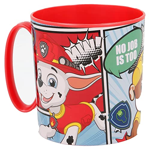 Paw Patrol wiederverwendbare Tasse aus Kunststoff, mikrowellengeeignet, 390 ml von Stor
